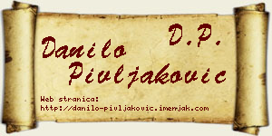 Danilo Pivljaković vizit kartica